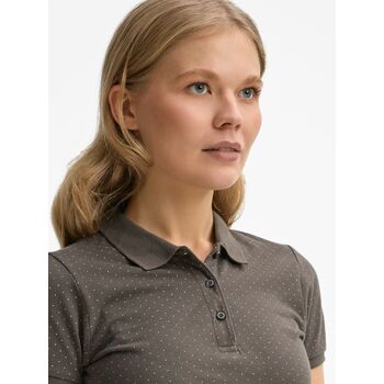 Рубашка поло женская Brandy Women темно-серый с белым, размер XS