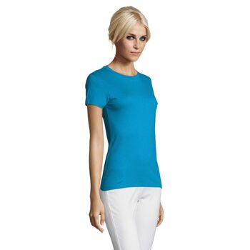 Футболка женская Regent Women ярко-бирюзовая, размер XL