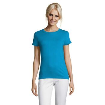 Футболка женская Regent Women ярко-бирюзовая, размер XXL