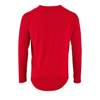 Футболка с длинным рукавом Sporty LSL Men красная, размер L