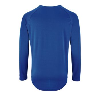 Футболка с длинным рукавом Sporty LSL Men ярко-синяя, размер S