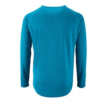 Футболка с длинным рукавом Sporty LSL Men ярко-бирюзовая, размер XL