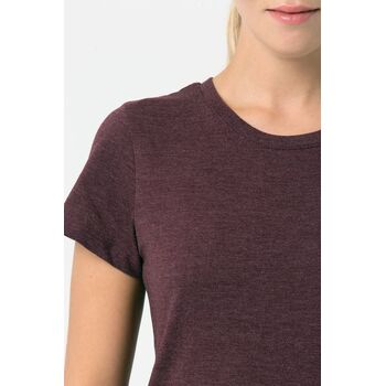 Футболка женская Regent Fit Women бордовый меланж, размер M
