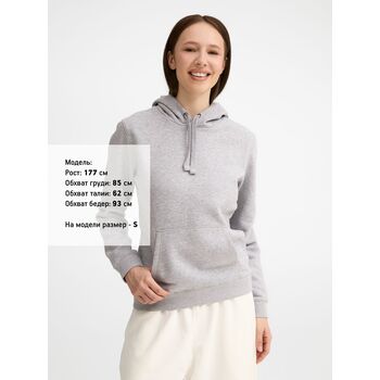Толстовка женская Spencer Women, серый меланж, размер XXL