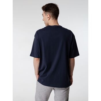 Футболка оверсайз мужская Boxy Men, синяя (джинс), размер M