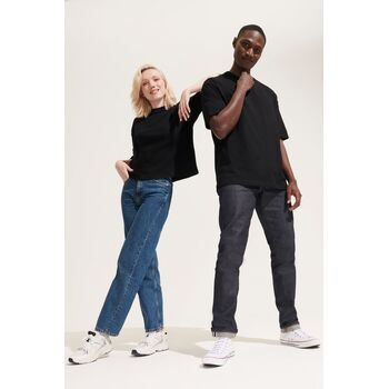 Футболка оверсайз мужская Boxy Men, черная, размер M