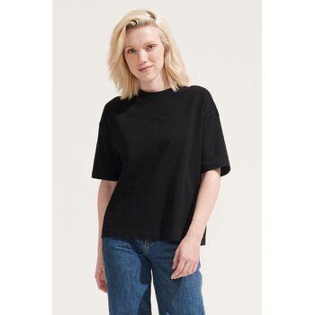 Футболка оверсайз женская Boxy Women, синяя (джинс), размер XS