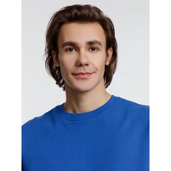 Свитшот унисекс Columbia, ярко-синий, размер M
