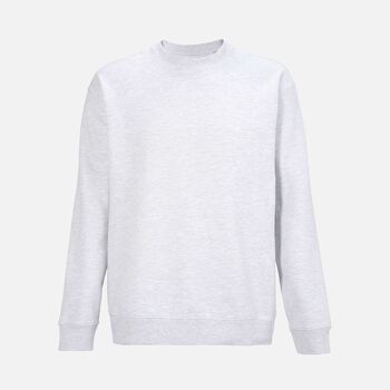 Свитшот унисекс Columbia, светло-серый меланж, размер 3XL