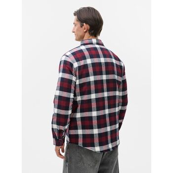 Куртка-рубашка оверсайз унисекс Noah, бордовая, размер 3XL/4XL