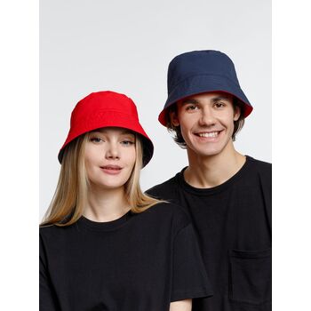 Панама Nylon двусторонняя, темно-синяя с красным, размер S/M