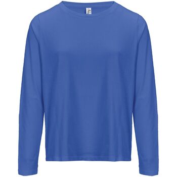 Футболка с длинным рукавом женская Monarch Women, ярко-синяя, размер 3XL