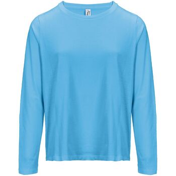 Футболка с длинным рукавом женская Monarch Women, ярко-бирюзовая, размер M