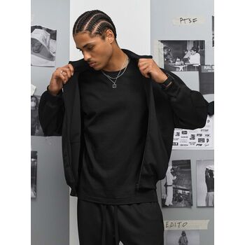 Куртка спортивная Junior, черная, размер XL
