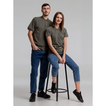Рубашка поло женская Neptune темно-серая, размер M