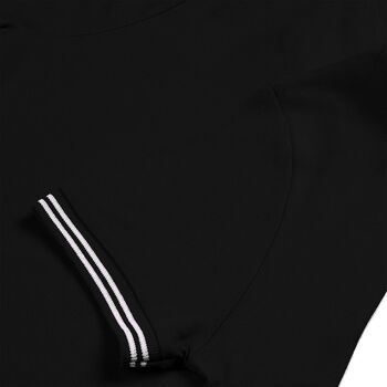 Рубашка поло женская Virma Stripes Lady, черная, размер M
