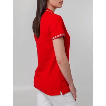 Рубашка поло женская Virma Stripes Lady, красная, размер L