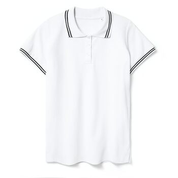 Рубашка поло женская Virma Stripes Lady, белая, размер XL