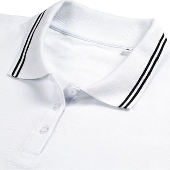 Рубашка поло женская Virma Stripes Lady, белая, размер XL