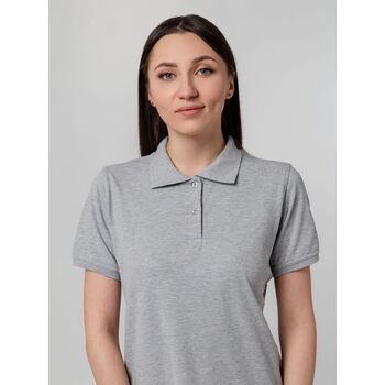 Рубашка поло женская Virma Stretch Lady, серый меланж, размер L