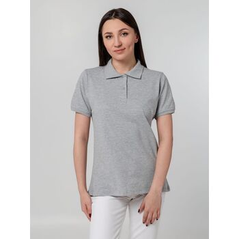 Рубашка поло женская Virma Stretch Lady, серый меланж, размер XL