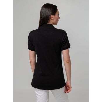 Рубашка поло женская Virma Stretch Lady, черная, размер M