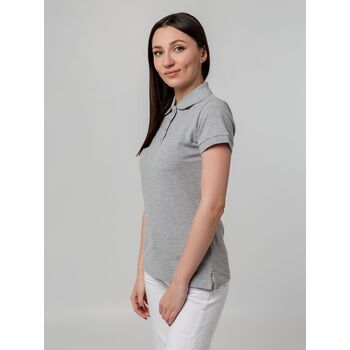 Рубашка поло женская Virma Premium Lady, серый меланж, размер XL
