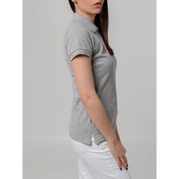 Рубашка поло женская Virma Premium Lady, серый меланж, размер 3XL
