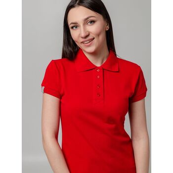 Рубашка поло женская Virma Premium Lady, красная, размер S