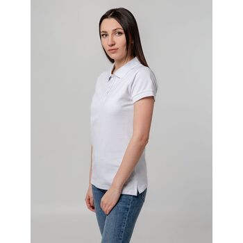 Рубашка поло женская Virma Premium Lady, белая, размер 3XL