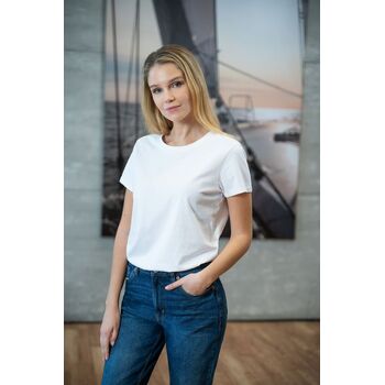 Футболка женская Ladies American U красная, размер M