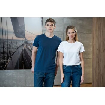 Футболка женская Ladies American U красная, размер M