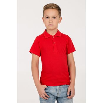 Рубашка поло детская Virma Kids, красная, 14 лет