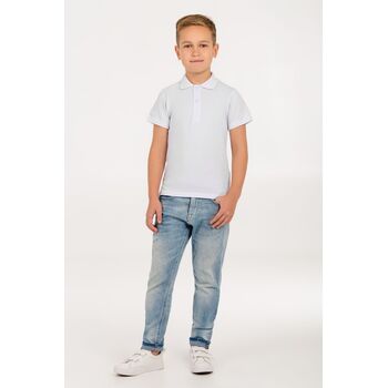 Рубашка поло детская Virma Kids, белая, 14 лет