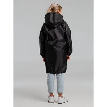 Дождевик детский Rainman Kids черный, 7-9 лет