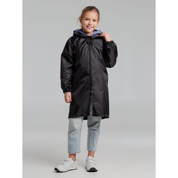 Дождевик детский Rainman Kids черный, 10-12 лет