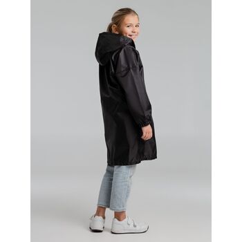 Дождевик детский Rainman Kids черный, 10-12 лет