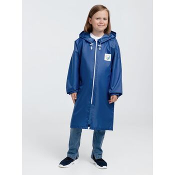 Дождевик детский Rainman Kids ярко-синий, 7-9 лет