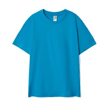 Футболка детская Regent Kids ярко-бирюзовая, на рост 142 - 152 см