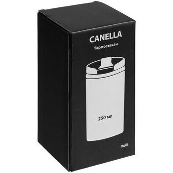 Термостакан Canella, оранжевый матовый