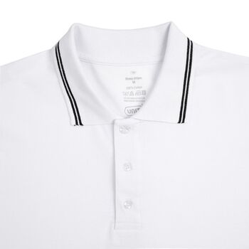 Рубашка поло Virma Stripes, белая, размер M