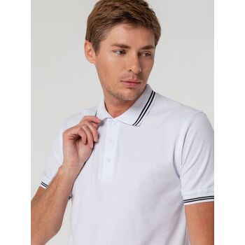 Рубашка поло Virma Stripes, белая, размер L