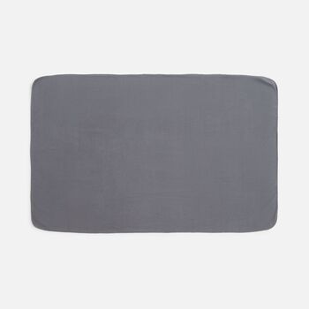 Флисовый плед Warm&Peace XL, серый