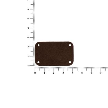 Лейбл Eta Nubuck, S, темно-коричневый
