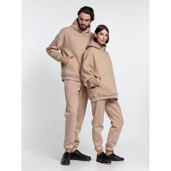Худи Kulonga Oversize, бежевое (песочное), размер XL/XXL