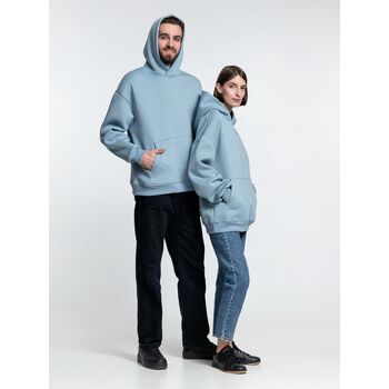 Худи Kulonga Oversize, серо-голубое, размер ХS/S
