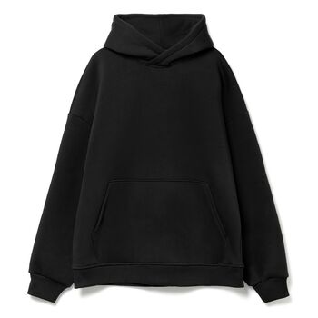 Худи Kulonga Oversize, черное, размер XS/S