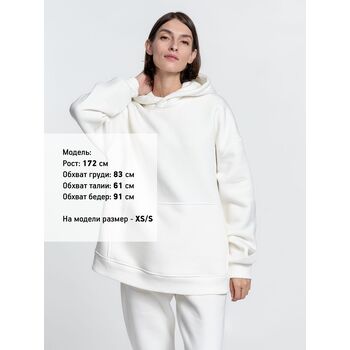 Худи Kulonga Oversize, молочно-белое, размер M/L