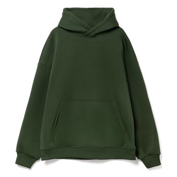Худи Kulonga Oversize, темно-зеленое, размер 3XL/4XL