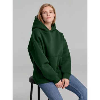 Худи Kulonga Oversize, темно-зеленое, размер 3XL/4XL